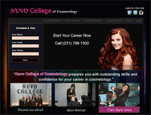 Tablet Screenshot of nuvocollege.com